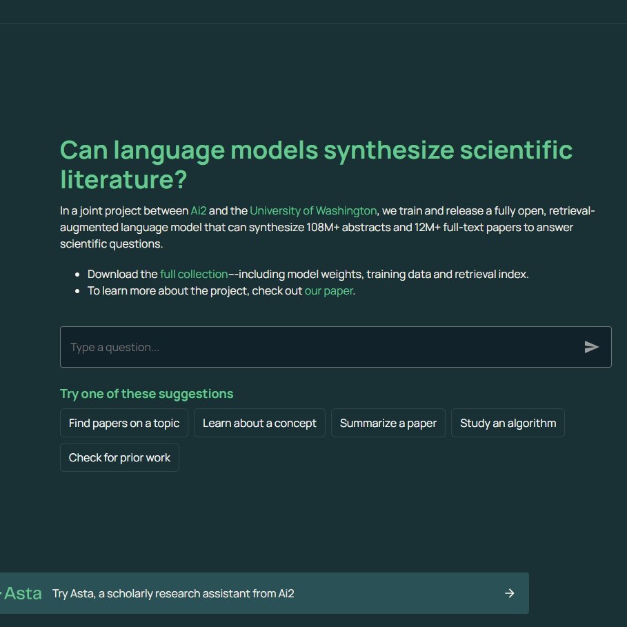 Image of the user-interface for a free online demo of the model