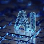 An image of the letters AI sit on a keyboard